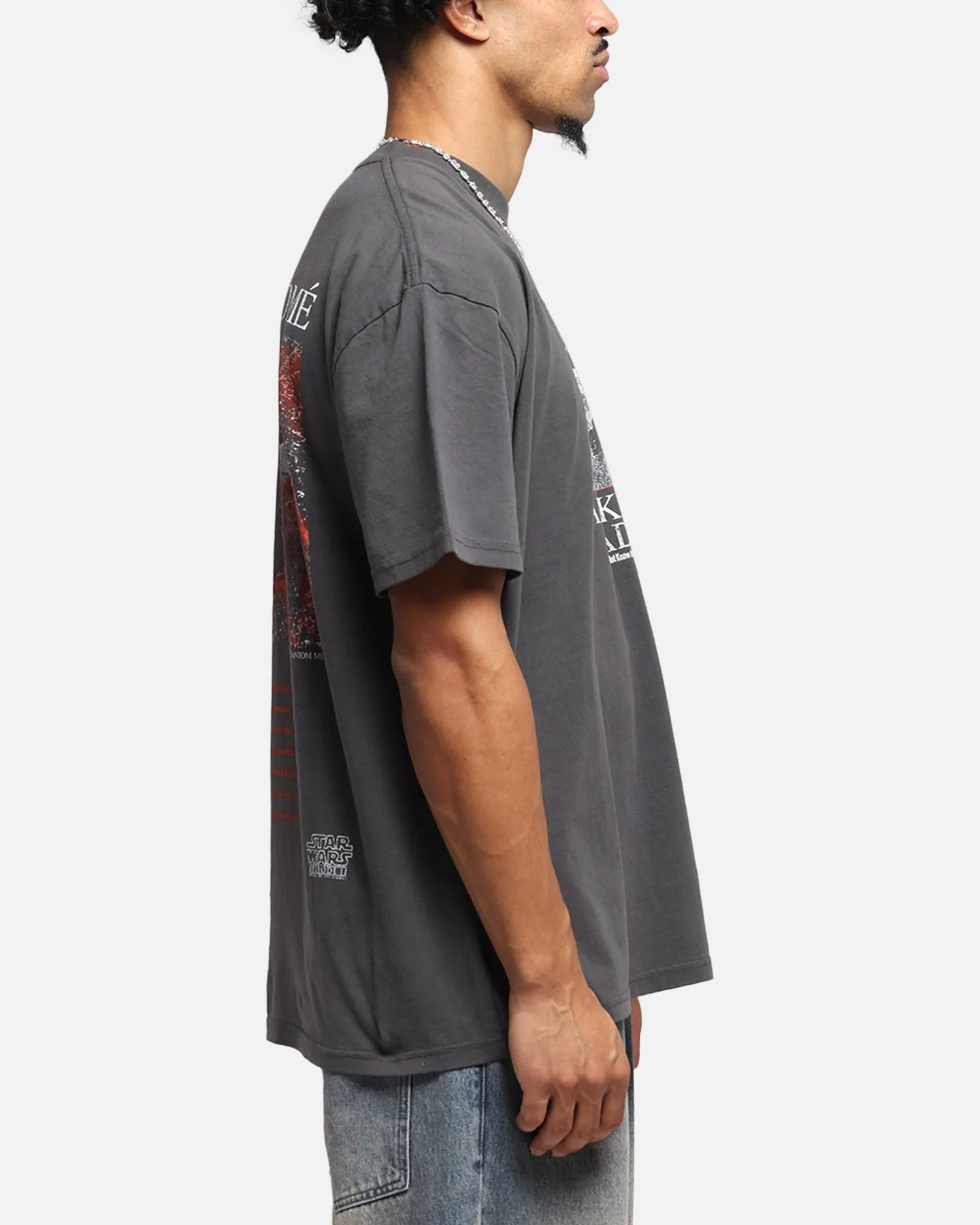 73 Studio Star Wars Anakin And Padme Vintage T-Shirt Black Wash
