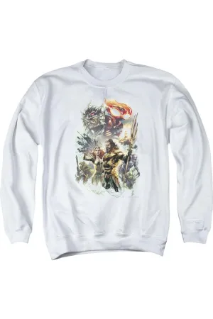 Aquaman Movie King Of Atlantis Adult Crewneck Sweatshirt