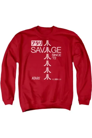 Atari Savage 72 Adult Crewneck Sweatshirt