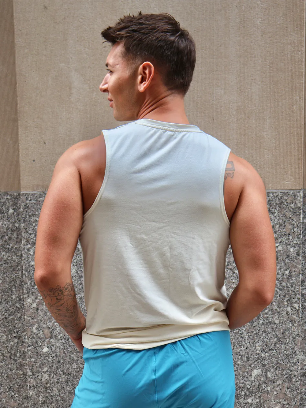 BARRY'S VINTAGE WHITE JOEY TANK