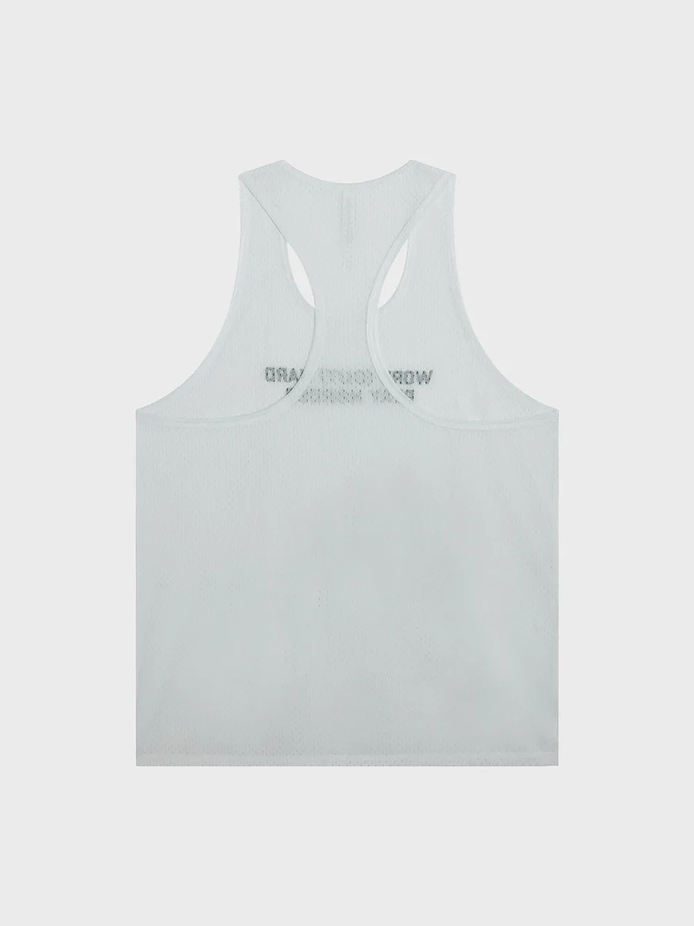 BARRY'S WHITE RELAY MESH TANK