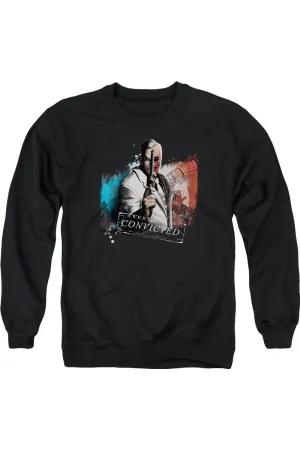 Batman Arkham City Two Face Adult Crewneck Sweatshirt