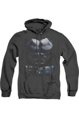 Batman Arkham Origins Uniform Adult Heather Hoodie / Hooded Sweatshirt