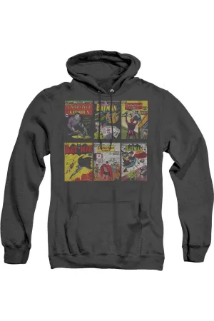 Batman Bm Covers Adult Heather Hoodie / Hooded Sweatshirt