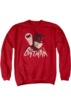 Batman Classic Tv Bat Signal Adult Crewneck Sweatshirt