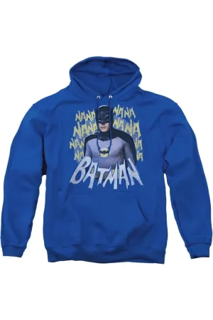 Batman Classic Tv Theme Song Adult Pull Over Hoodie / Hooded Sweatshirt