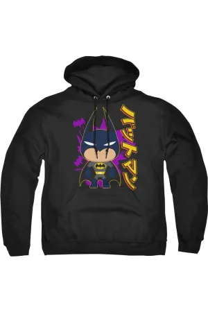 Batman Cute Kanji Adult Pull Over Hoodie / Hooded Sweatshirt