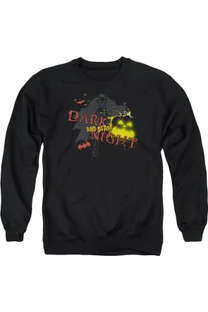 Batman Dark And Scary Night Adult Crewneck Sweatshirt