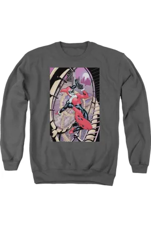 Batman Harley First Adult Crewneck Sweatshirt