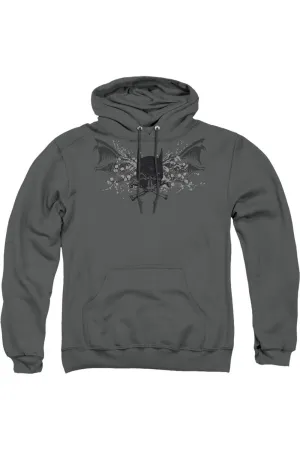 Batman Ill Omen Adult Pull Over Hoodie / Hooded Sweatshirt