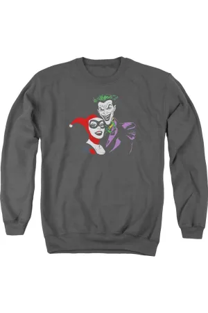 Batman Joker & Harley Adult Crewneck Sweatshirt