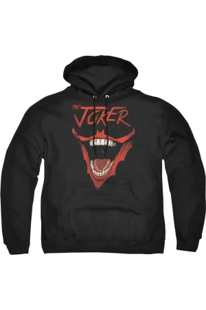 Batman Joker Bat Laugh Adult Pull Over Hoodie / Hooded Sweatshirt