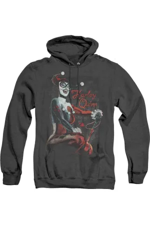 Batman Laugh It Up Adult Heather Hoodie / Hooded Sweatshirt