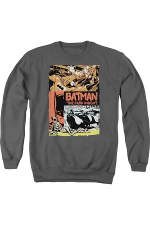 Batman Old Movie Poster Adult Crewneck Sweatshirt