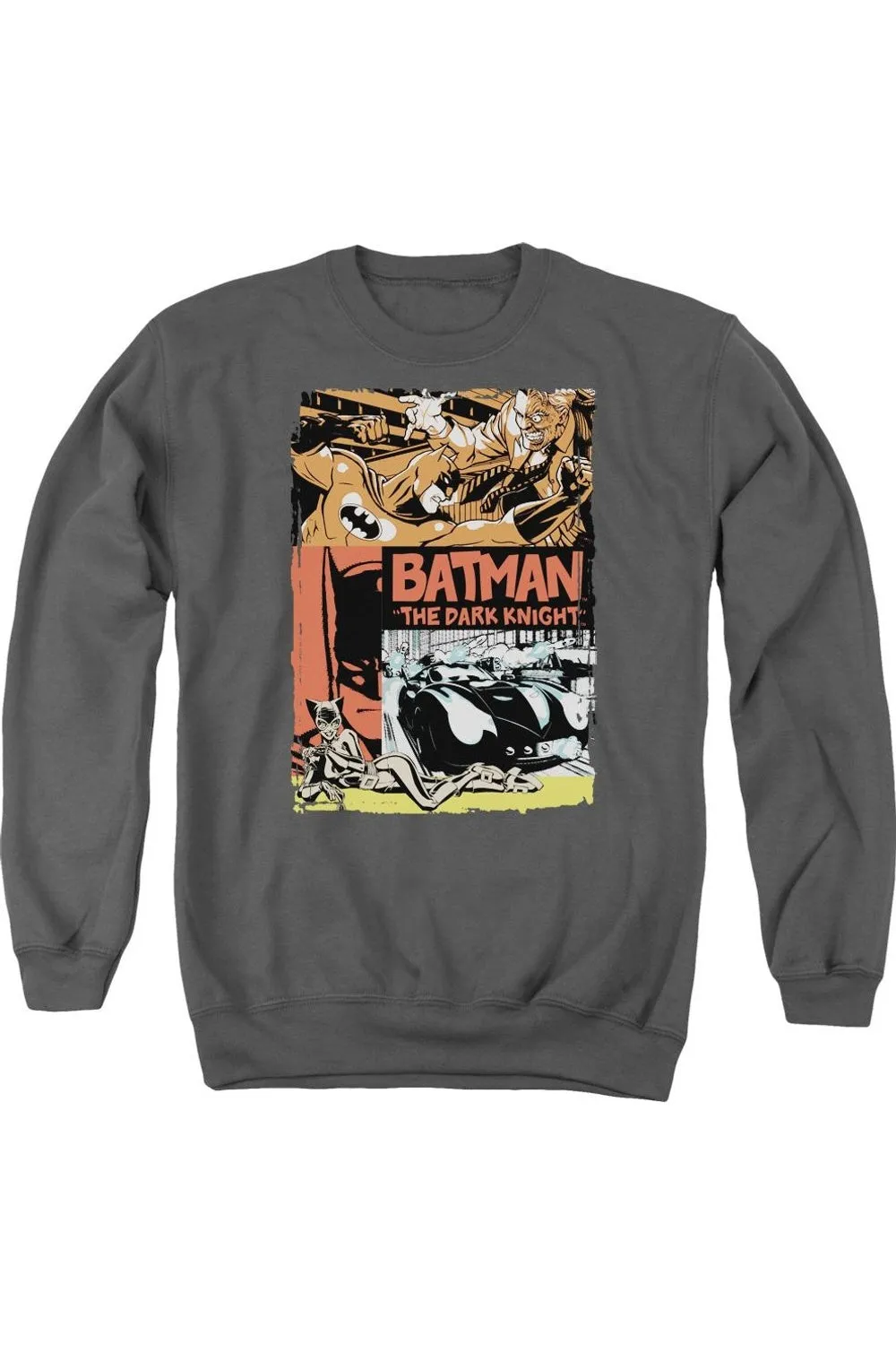 Batman Old Movie Poster Adult Crewneck Sweatshirt