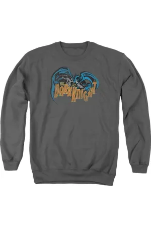 Batman Retro Dark Knight Adult Crewneck Sweatshirt