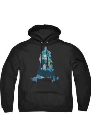 Batman Scene Inside Adult Pull Over Hoodie / Hooded Sweatshirt