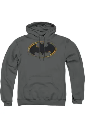 Batman Spray Paint Logo Adult Pull Over Hoodie / Hooded Sweatshirt