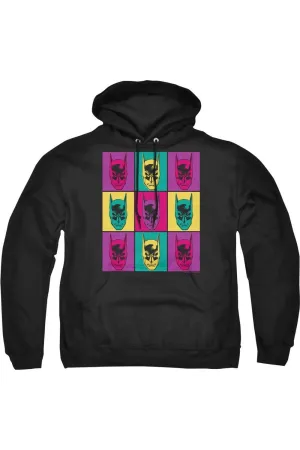 Batman Warhol Batman Adult Pull Over Hoodie / Hooded Sweatshirt