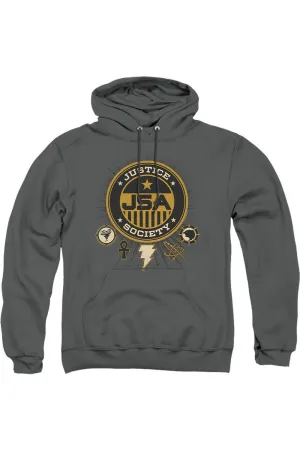 Black Adam Black Adam Justice Society Adult Pull Over Hoodie / Hooded Sweatshirt