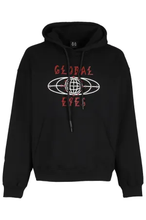 Black Cotton Hoodie