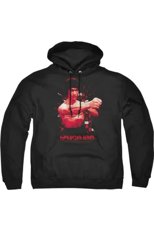 Bruce Lee The Shattering Fist Adult Pull Over Hoodie