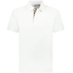 Burberry White Hartford Polo