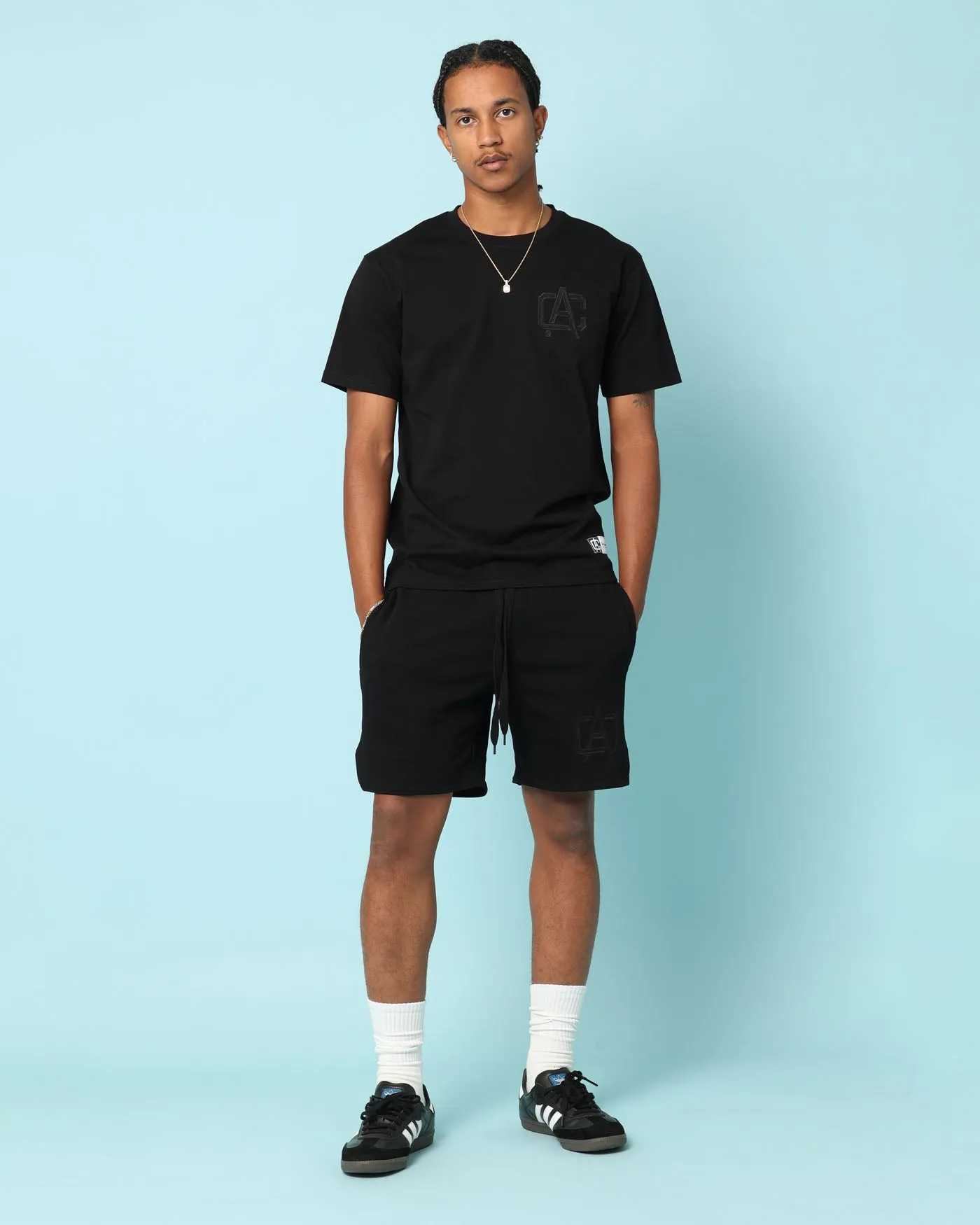 Carr?? Academy Sweat Shorts Black