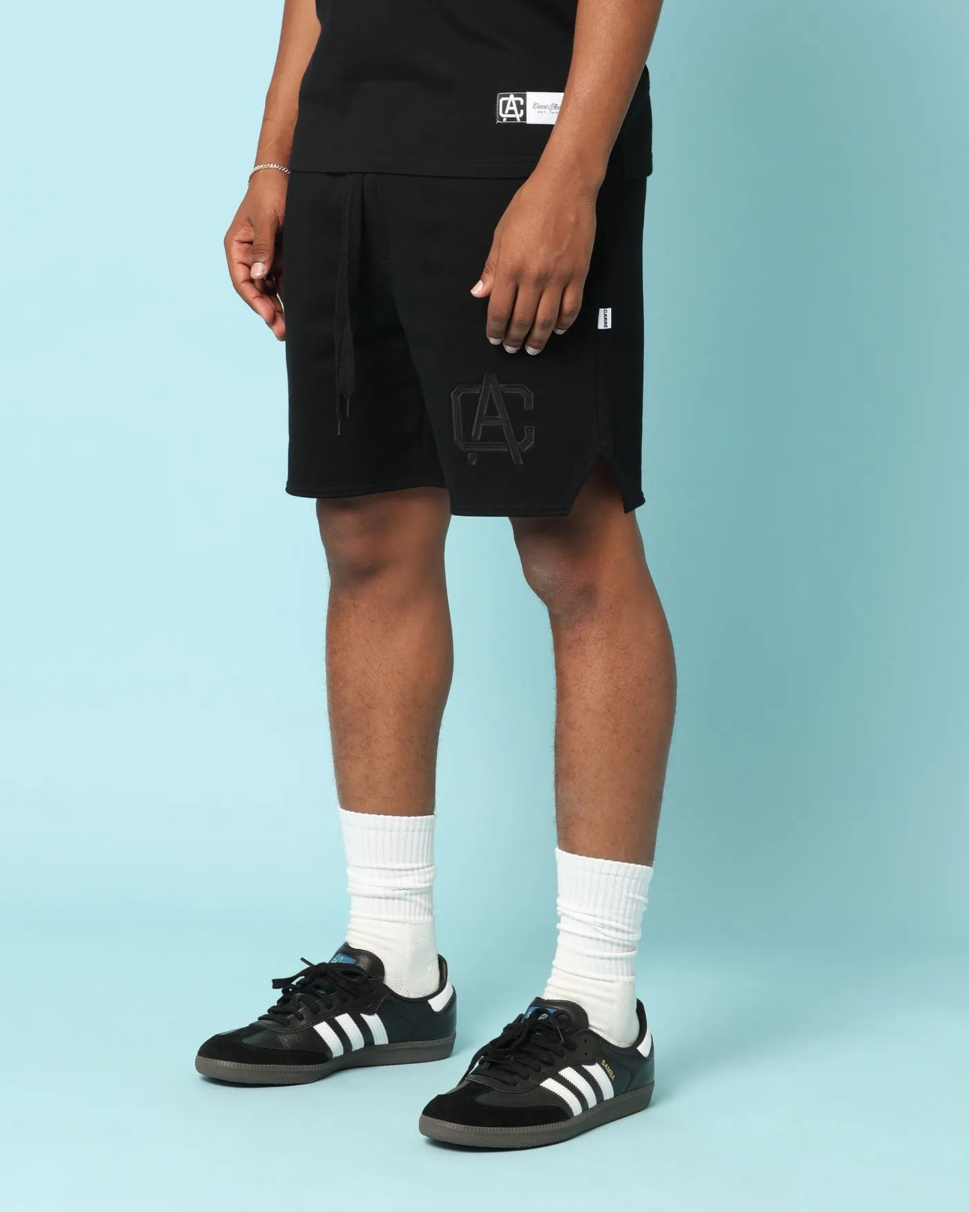 Carr?? Academy Sweat Shorts Black