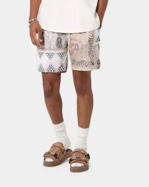 Carr?? Bandana Ultra Mesh Shorts Stone