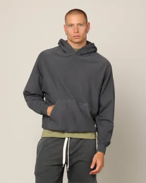 Carr Blanc Oversized Hoodie Vintage Grey
