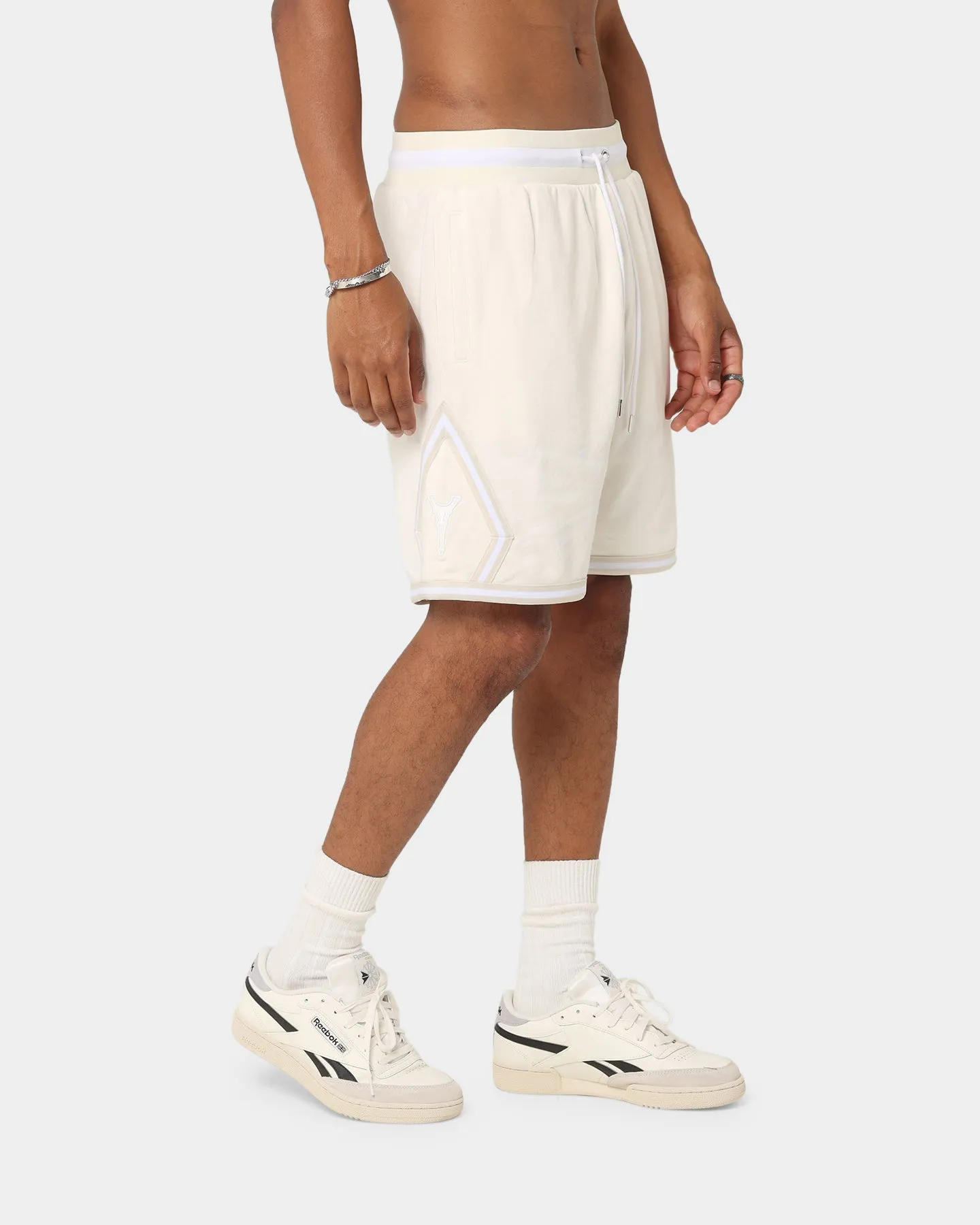 Carr?? Champs Fleece Ball Shorts Off White