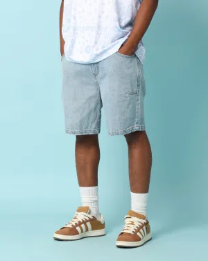Carr?? Club Carr?? Jort Light Wash Denim