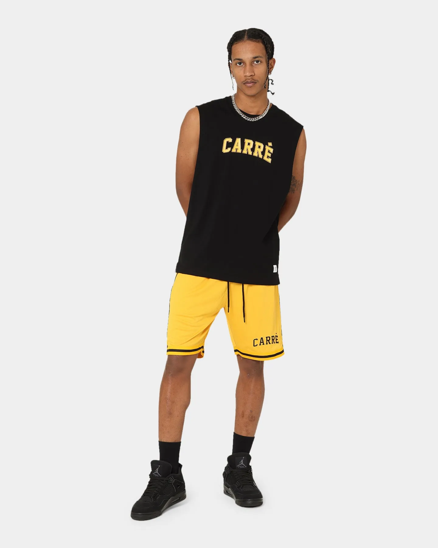 Carr?? Cours Basketball Shorts Yellow