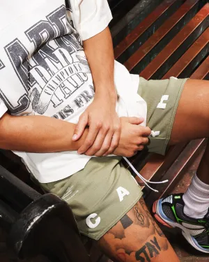 Carr?? Enhance Fleece Shorts Army Green