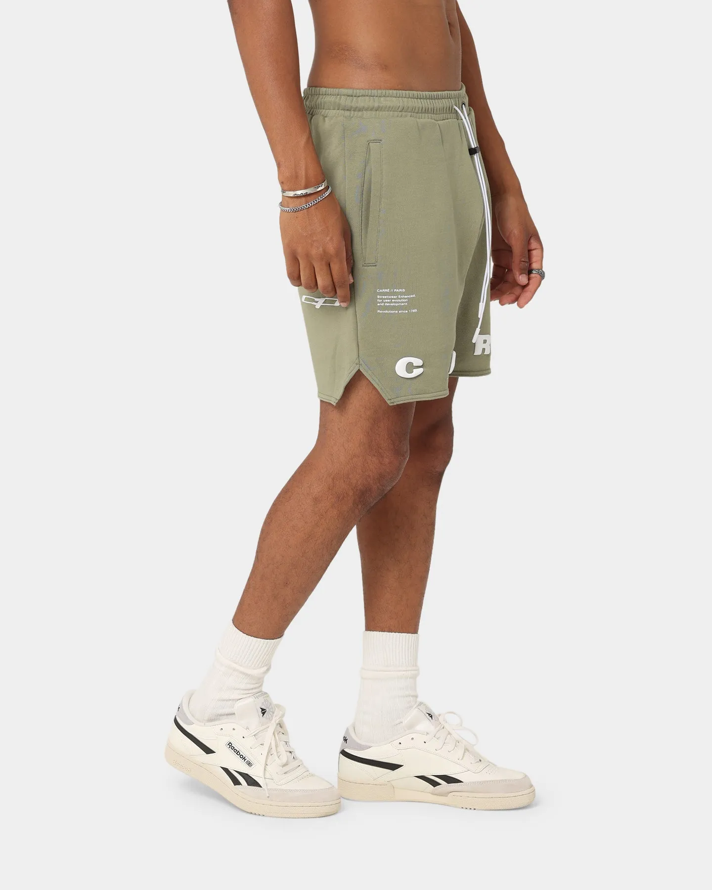 Carr?? Enhance Fleece Shorts Army Green