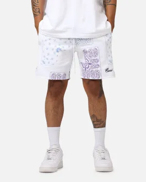 Carr?? Fragment Paisley Shorts White