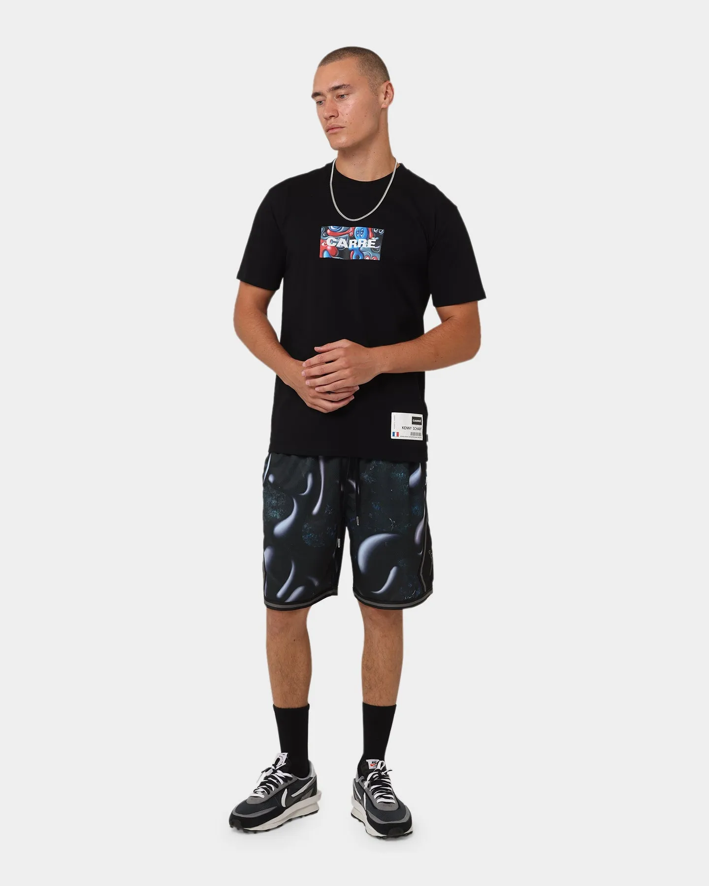 Carr?? X Kenny Scharf Darkness Of Paris Ball Shorts Black