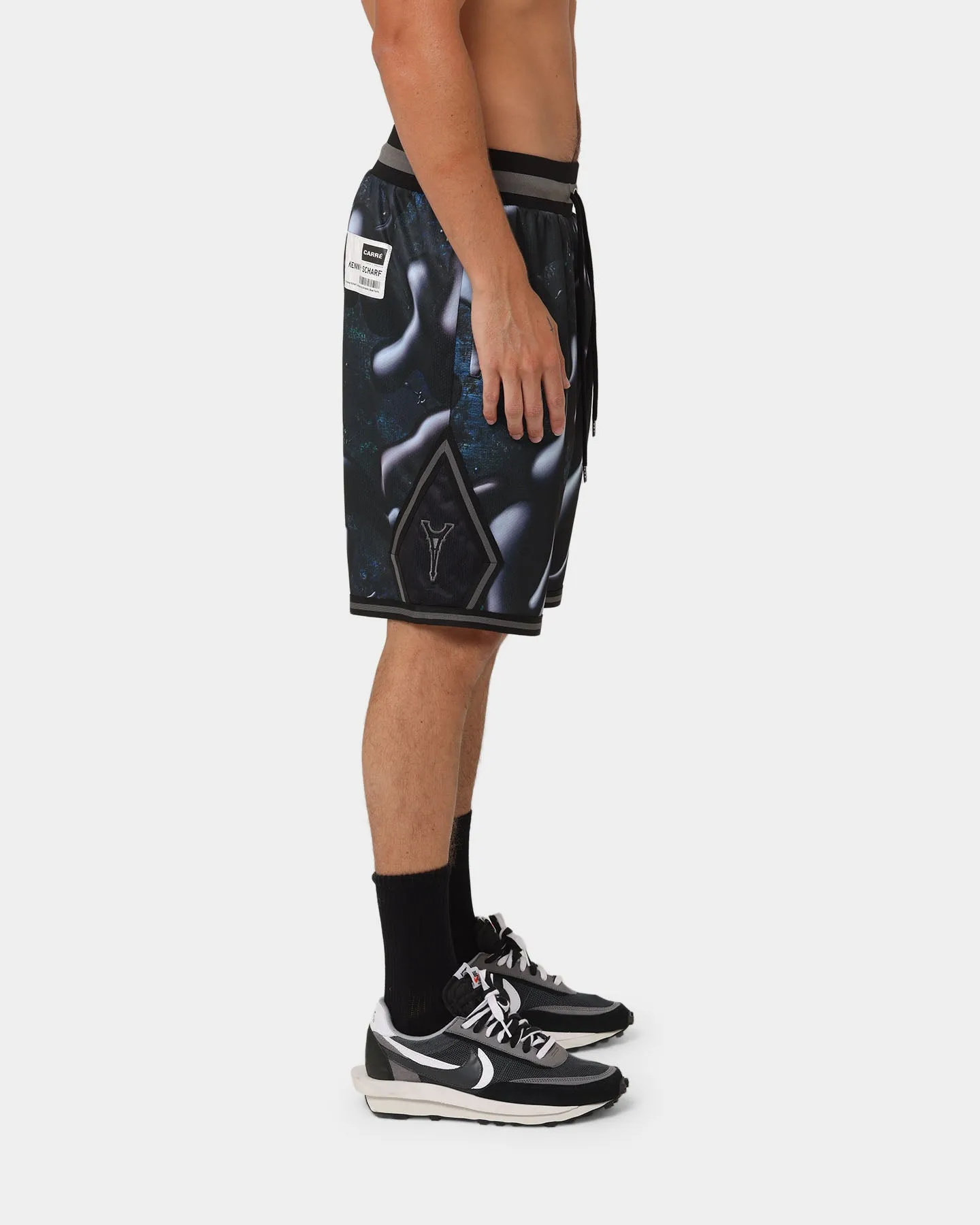 Carr?? X Kenny Scharf Darkness Of Paris Ball Shorts Black