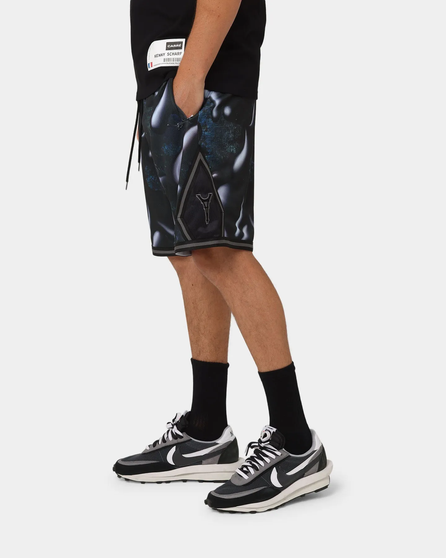 Carr?? X Kenny Scharf Darkness Of Paris Ball Shorts Black