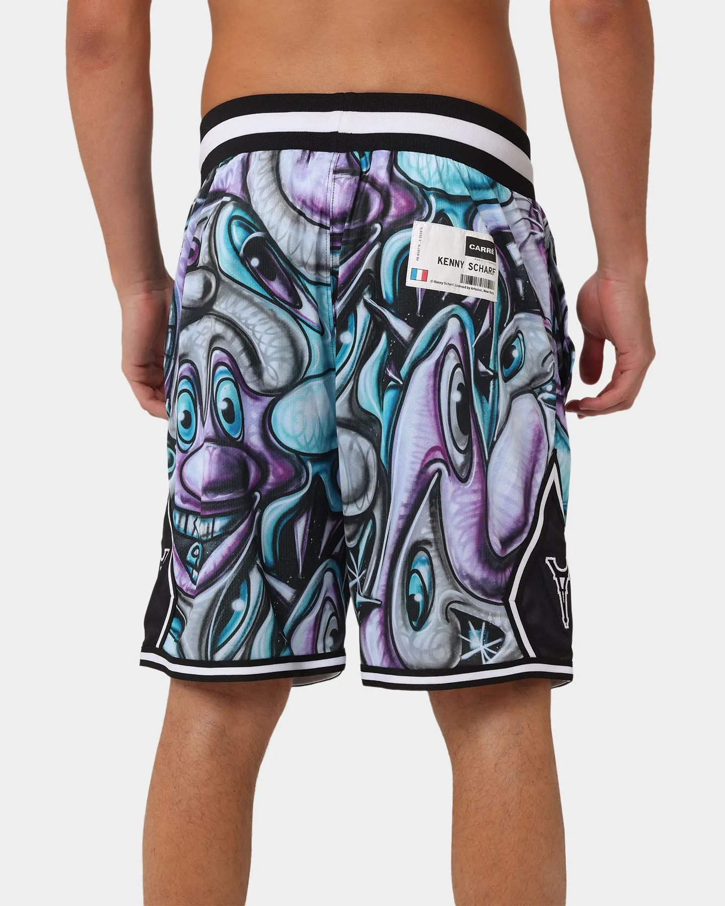 Carr?? X Kenny Scharf Krunch Time Ball Shorts Black