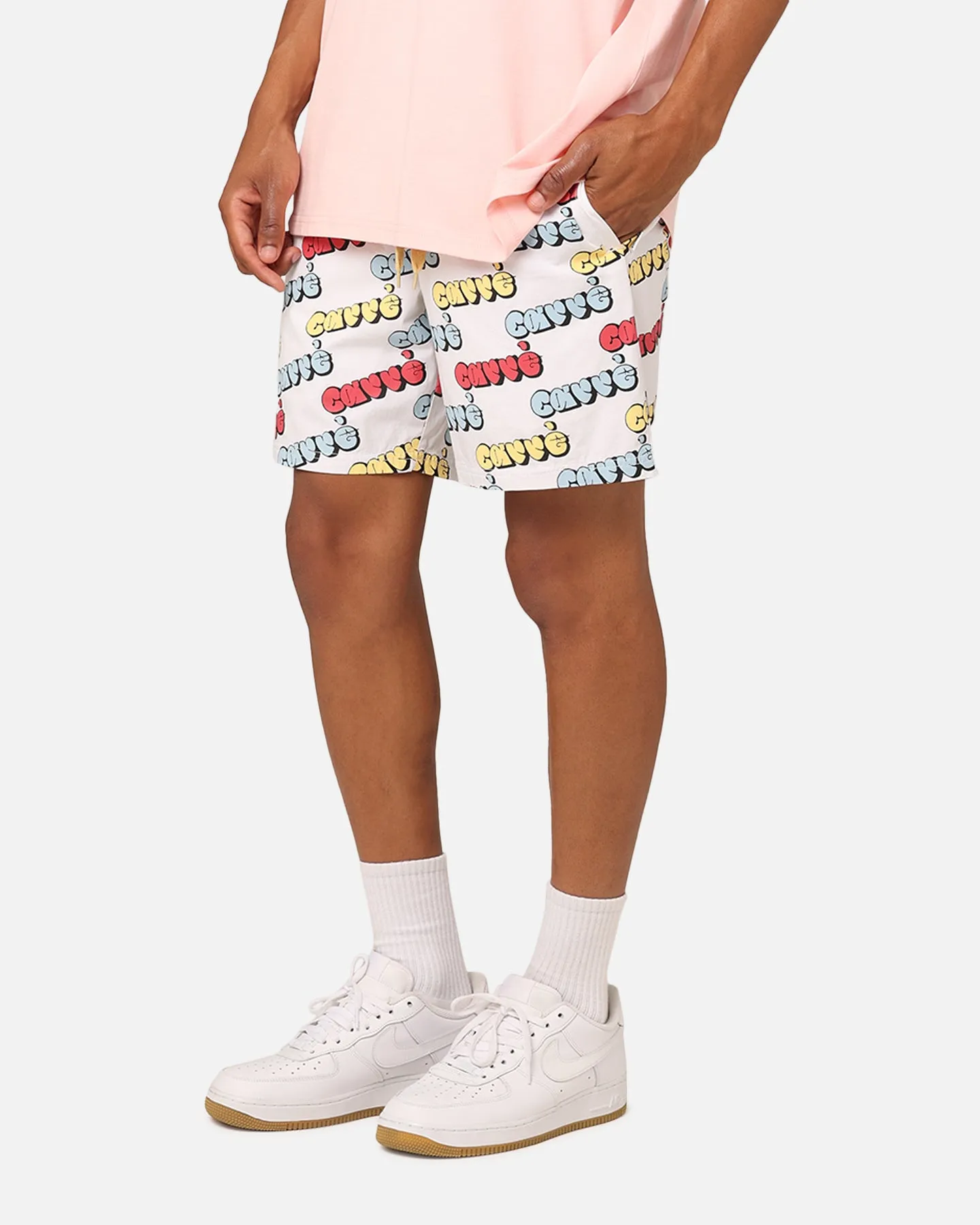 Carre Experience Slide Shorts White