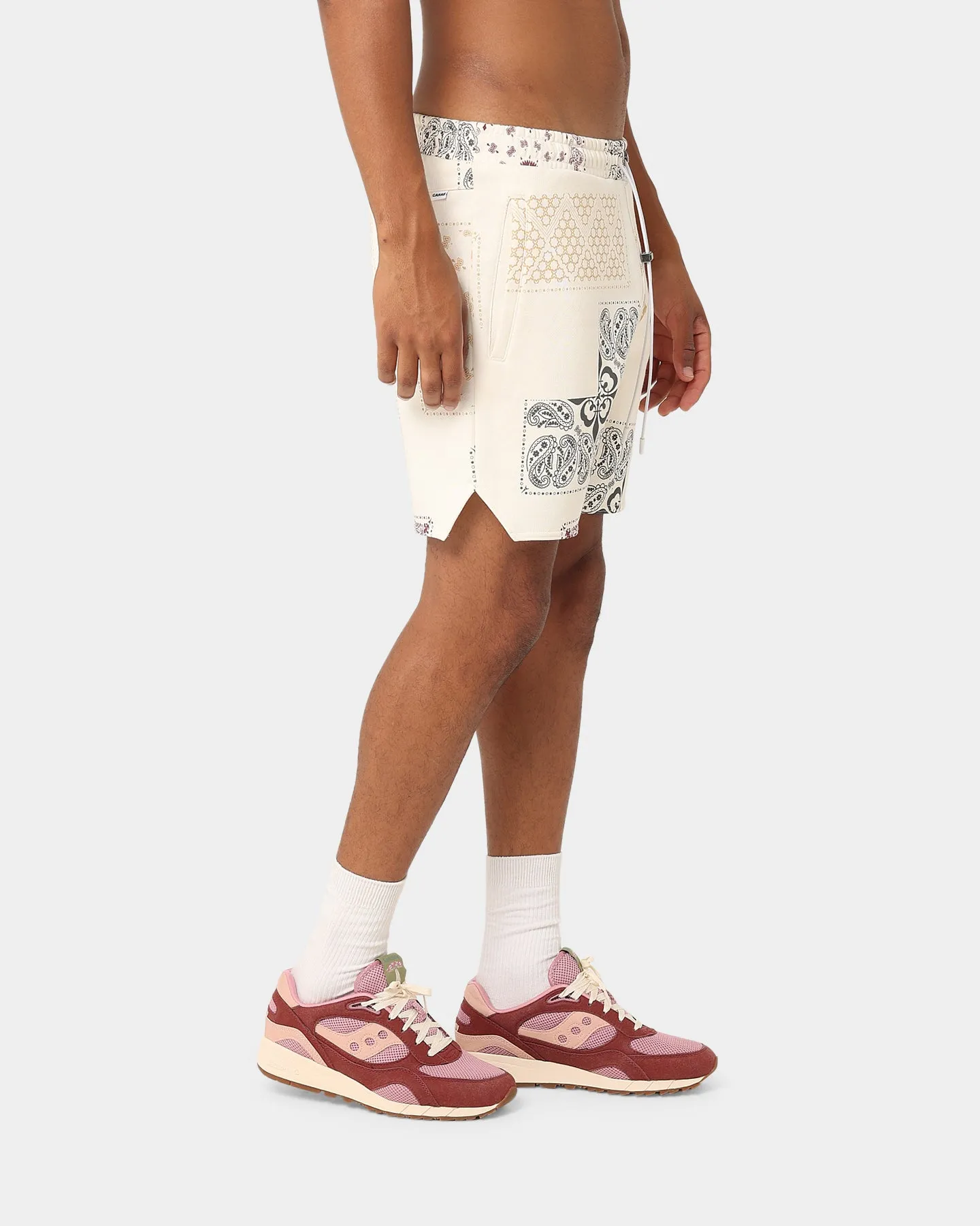Carre Fragment Paisley Shorts Off White