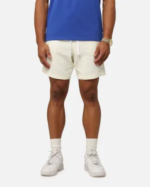 Carre Waffle Shorts Off White