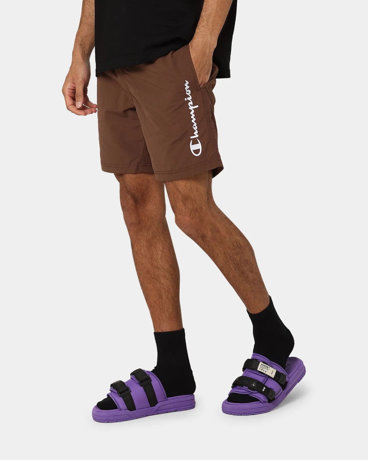 Champion LFS Nylon Shorts Coco Loco/White
