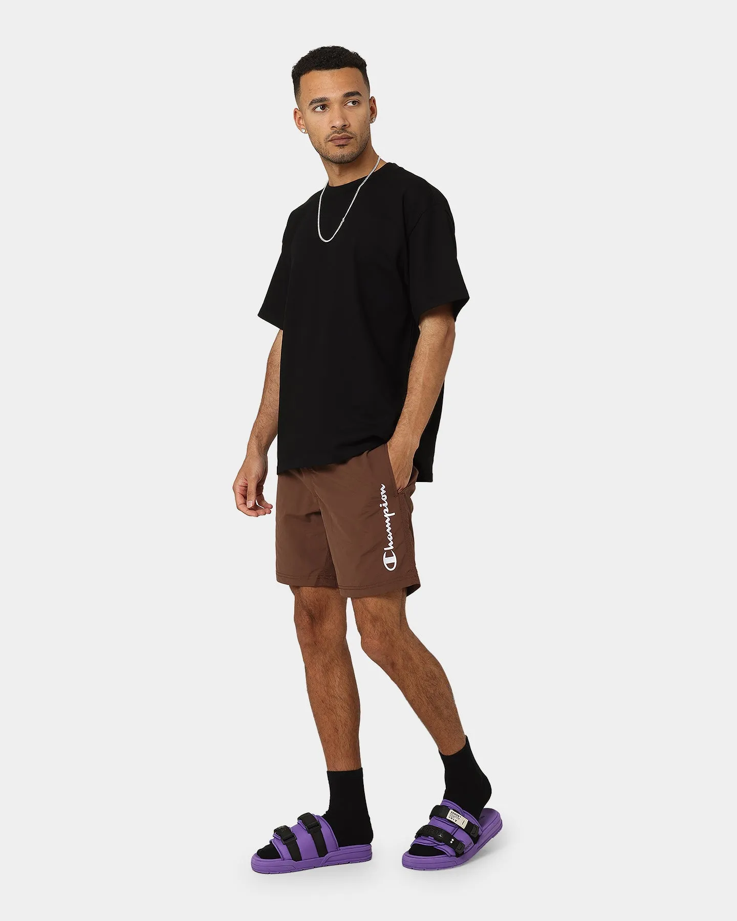 Champion LFS Nylon Shorts Coco Loco/White