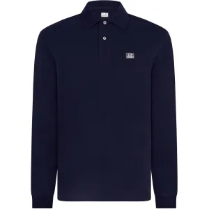 CP Company Navy Long Sleeved Polo