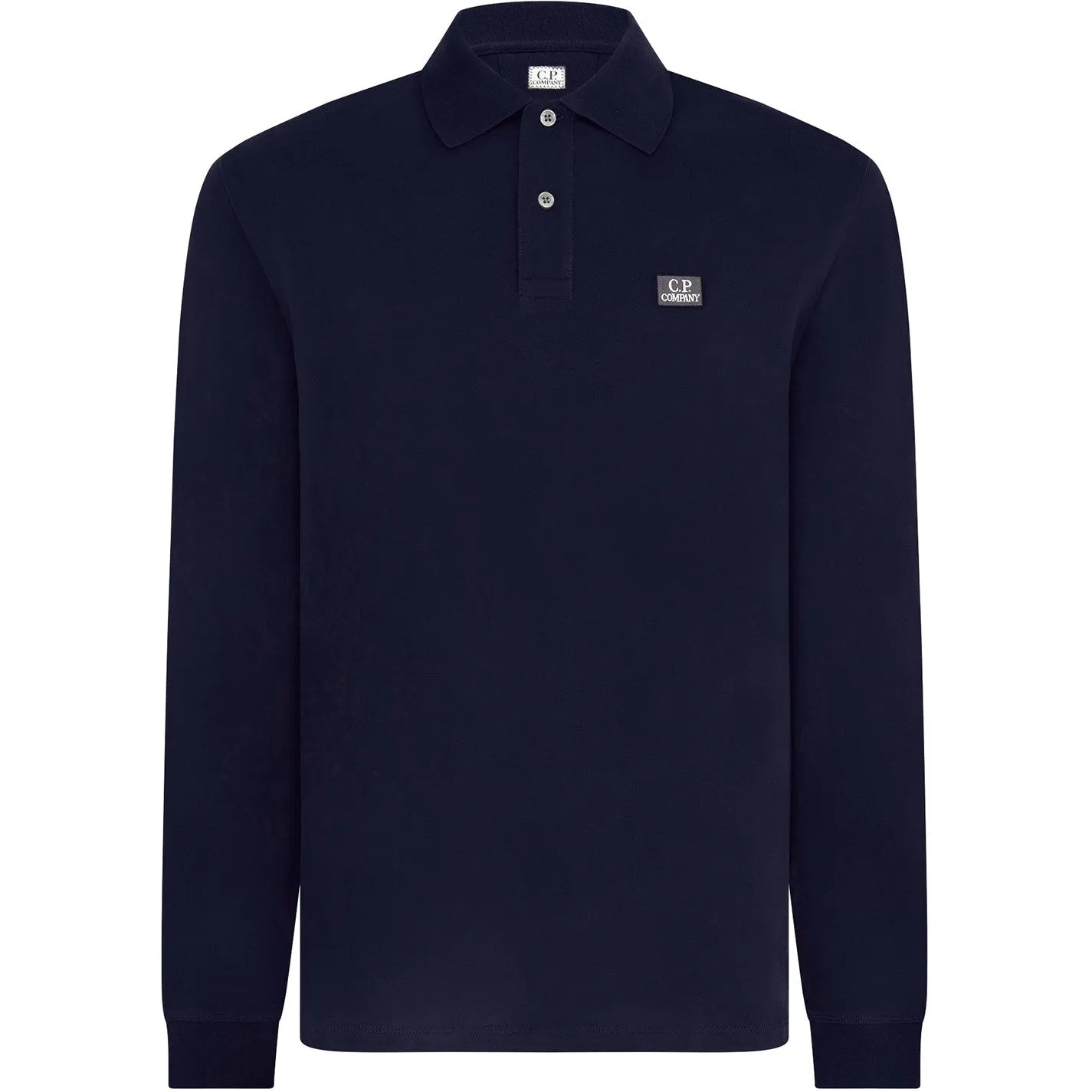 CP Company Navy Long Sleeved Polo