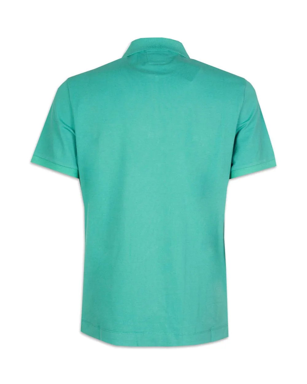 CP Company Stretch Piquet Quarter Zip Polo Shirt