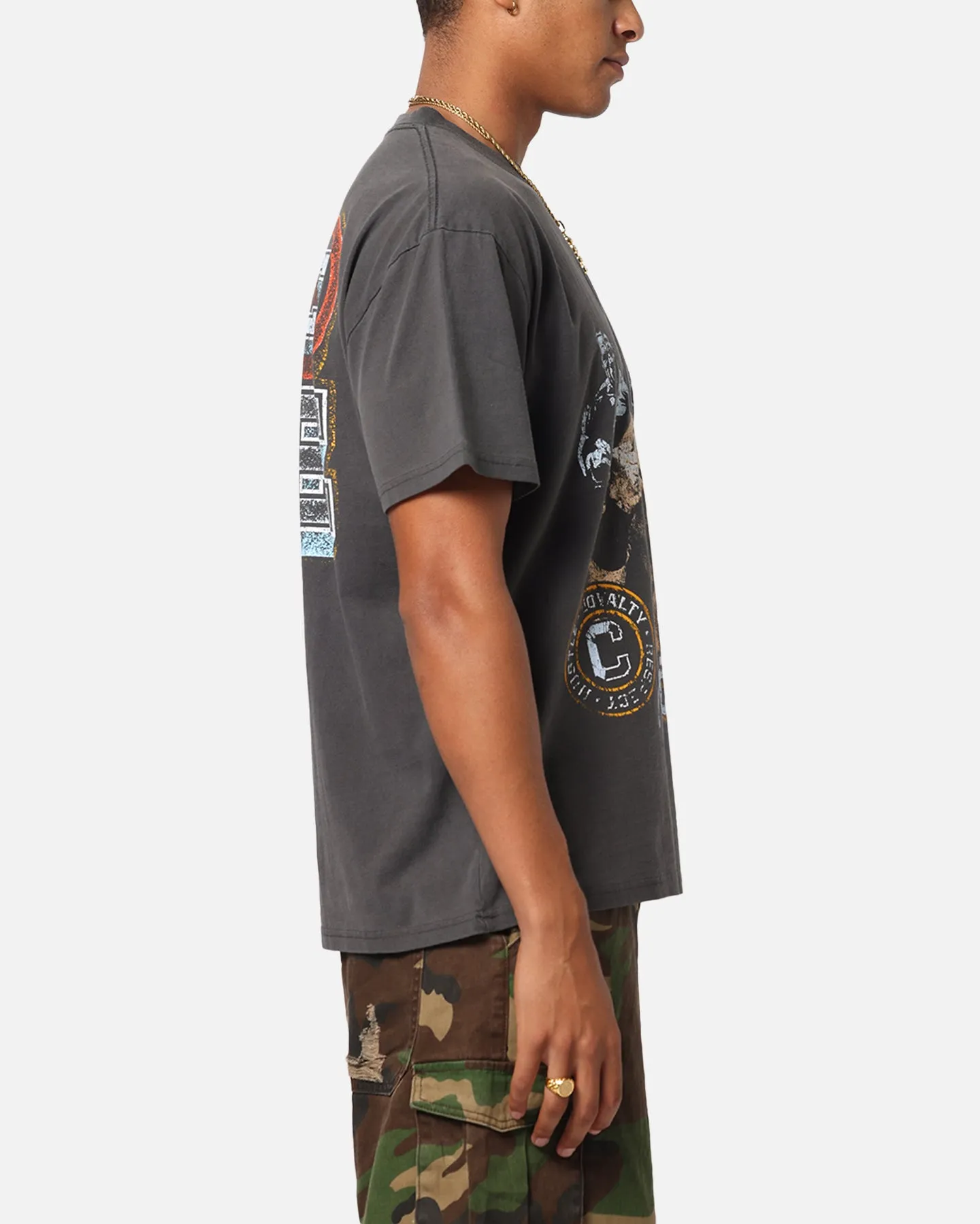 Culture Kings X WWE John Cena Wrestlemania XLI Heavy T-Shirt Black Wash